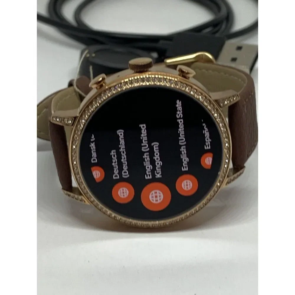 Fossil Gen 4 Authentic Digital Dial Smart Watch Custom Band FTW6011 QT774